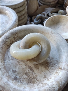 Onyx Carved Chain Decoration Item