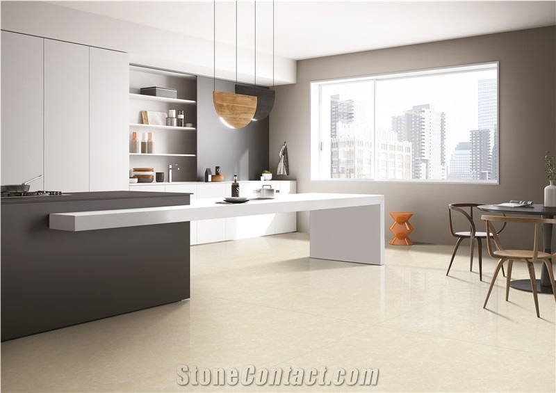 1600*3200MM  GLOSSY MAGNOLIA  PORCELAIN SLAB