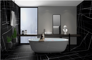 1600*3200MM  GLOSSY  PURE GREY  PORCELAIN SLAB