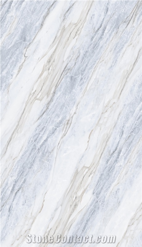 1600*3200MM  GLOSSY  QUIET BLIE  PORCELAIN SLAB