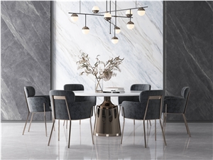 1600*3200MM  GLOSSY  QUIET BLIE  PORCELAIN SLAB