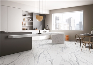 1600*3200MM MATT-ROUGH  POLKA WHITE  PORCELAIN SLAB