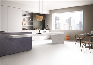 1600*3200MM MATT-ROUGH  POLKA WHITE  PORCELAIN SLAB