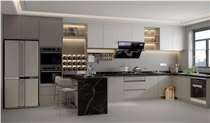 1600*3200MM MATT-ROUGH SHAKESPEARE BLACK PORCELAIN SLAB