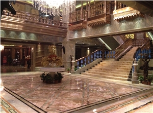 China RANKIN GREY Grey Marble Hotel Columns