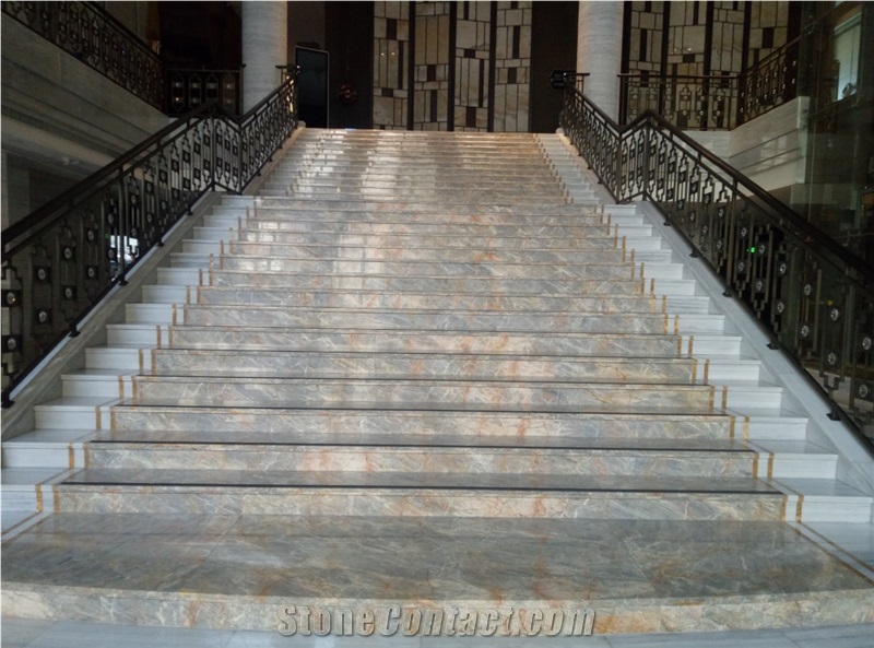 China Rankin Grey Marble Hotel Steps