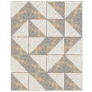 China Van Gogh Emperor Red Yellow Marble Polished Floor Patterns