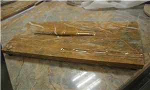 China XIN GE LI Brown Grey Marble Teaboards