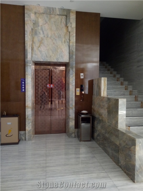 Chinese Rankin Grey Marble For Entrace Foyer