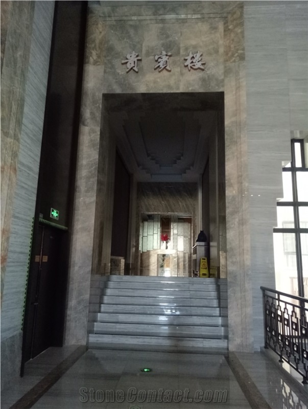 Chinese Rankin Grey Marble For Indoor Decoration, Wall Application