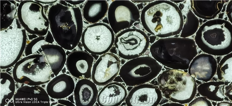 Black Agate Slab,Gemstone Slab