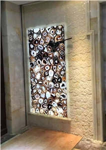 Black Agate Slab,Gemstone Slab
