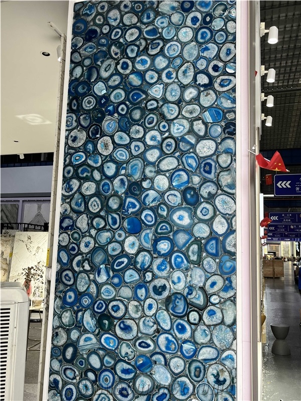 Blue Agate Slab