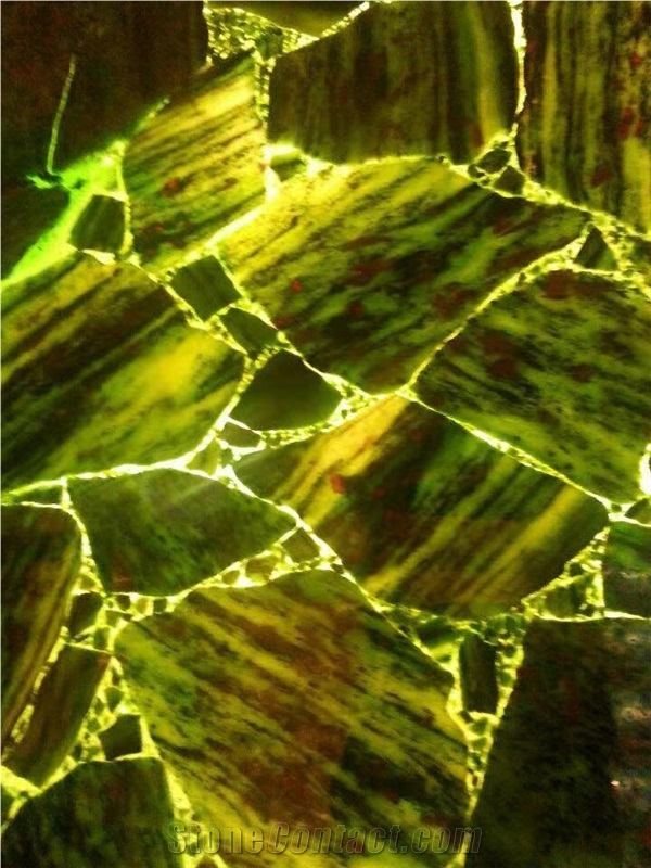 Brazil Jasper Semiprecious Stone Slabs