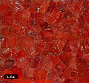 Red Jasper Gemstone Semiprecious Stone Slabs