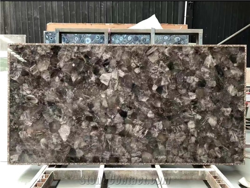 Smoky Quartz Slab,Gemstone