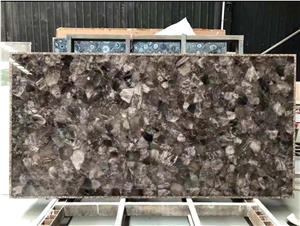 Smoky Quartz Slab,Gemstone