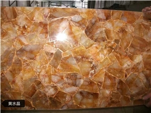 Yellow Semiprecious Stone Slab