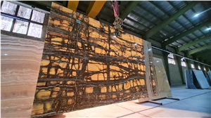 Dark Green Onyx Slabs