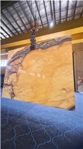 Orange Onyx Slabs 2Cm Polished