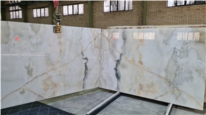Polished Persian White Onyx Slabs