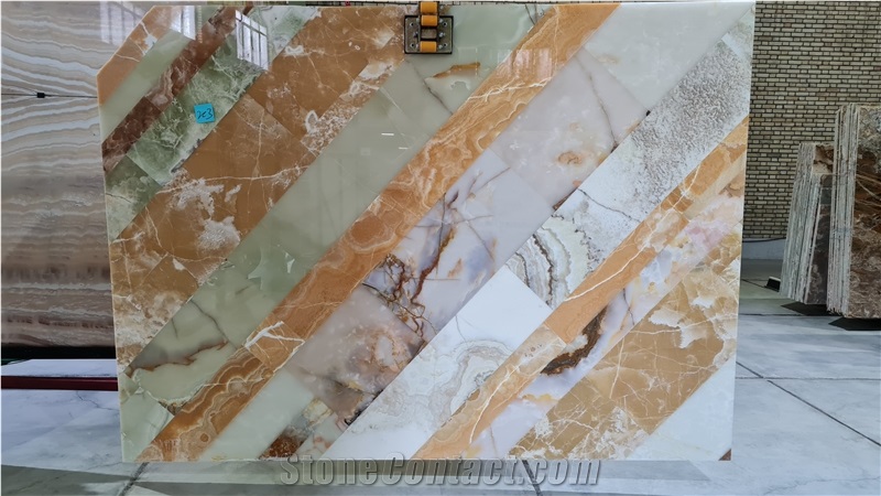 Puzzle Onyx Slabs