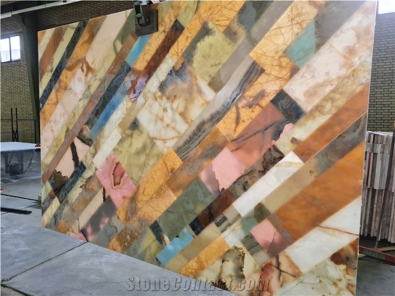 Puzzle Onyx Slabs