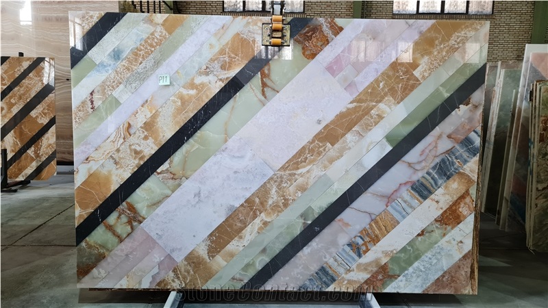 Puzzle Onyx Slabs