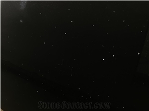 DIAMOND BLACK SPARKLE BLACK QUARTZ SLABS VIETNAM ORIGIN
