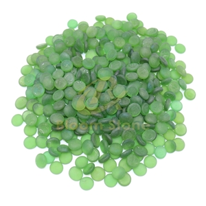 17-19Mm Flat Marble Vase Filler Frosted Light Green