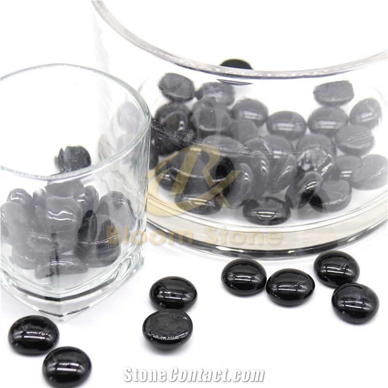 17-19Mm Flat Marble Vase Gems/Marbles/Beads For Vase Filler