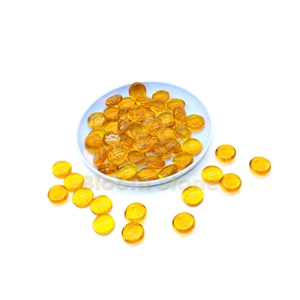 Red Color 17-19Mm Flat Glass Marbles Premium Flat Gems