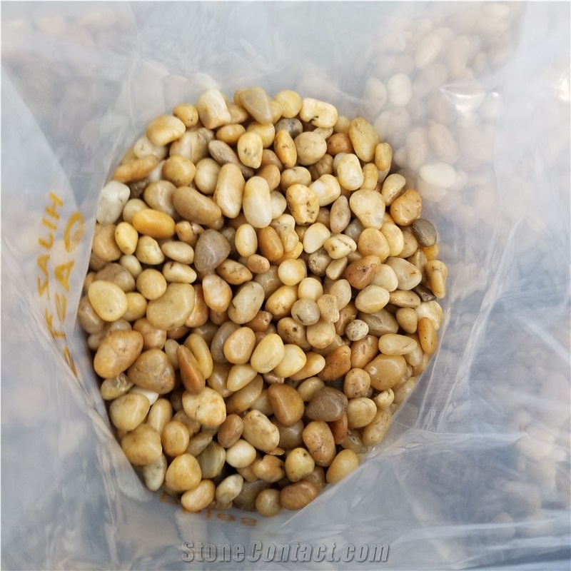 A Grade Polished Pebble Stone In Different Color For Garden
