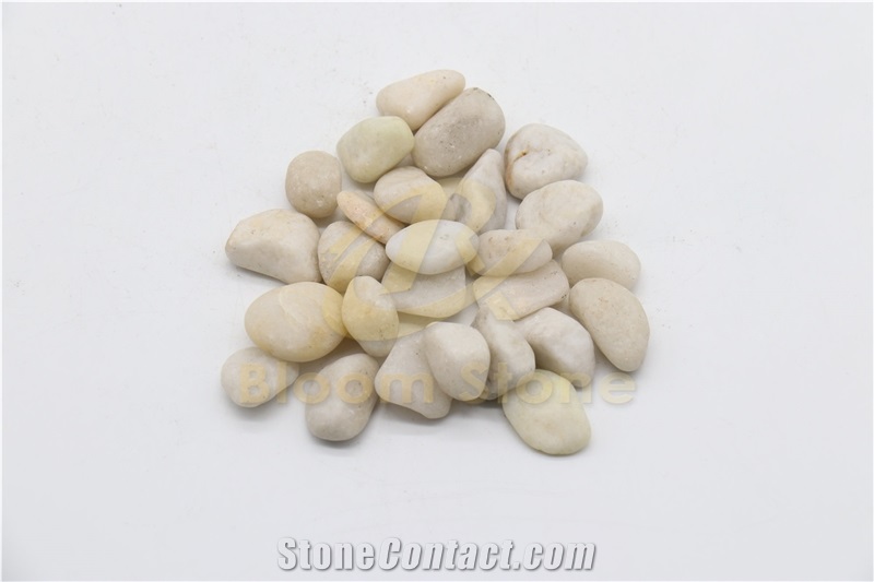 A Grade Polished Pebble Stone In Different Color For Garden
