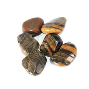 AAA Grade High Polished Stripe Pebble