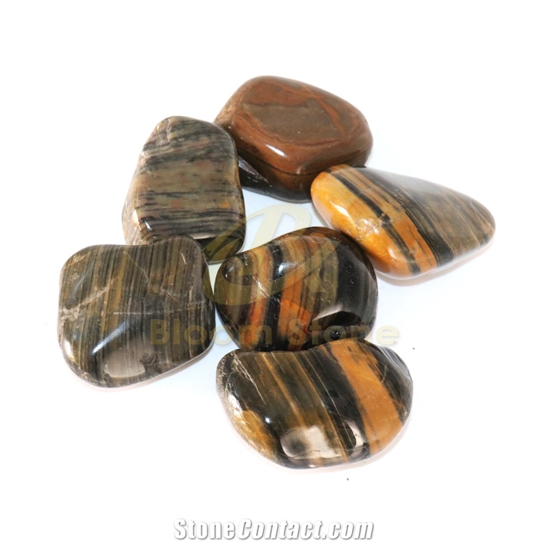AAA Grade High Polished Stripe Pebble