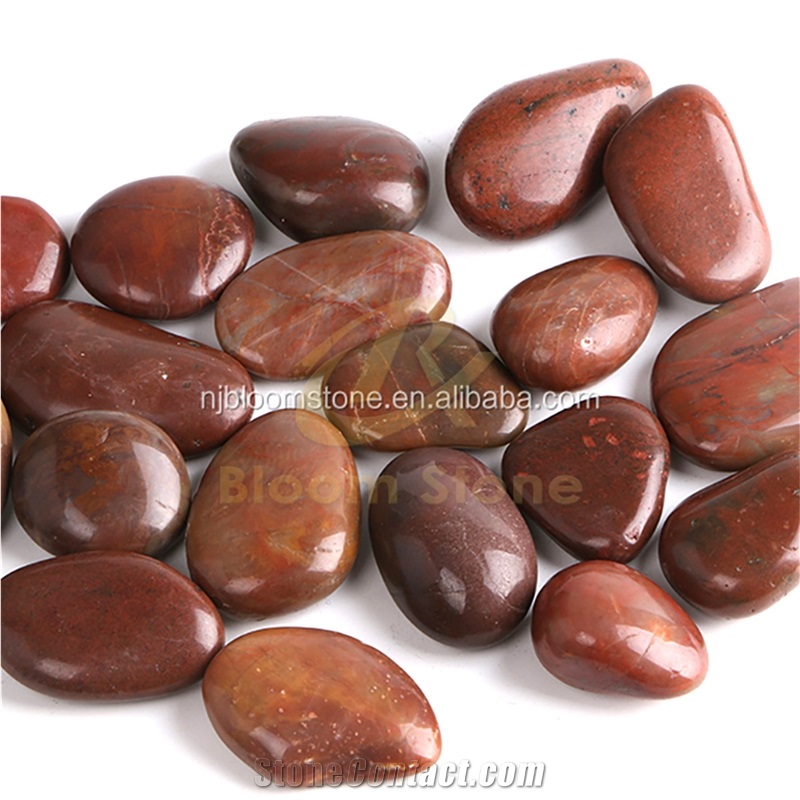 AAA Grade Red High Polished Pebbles