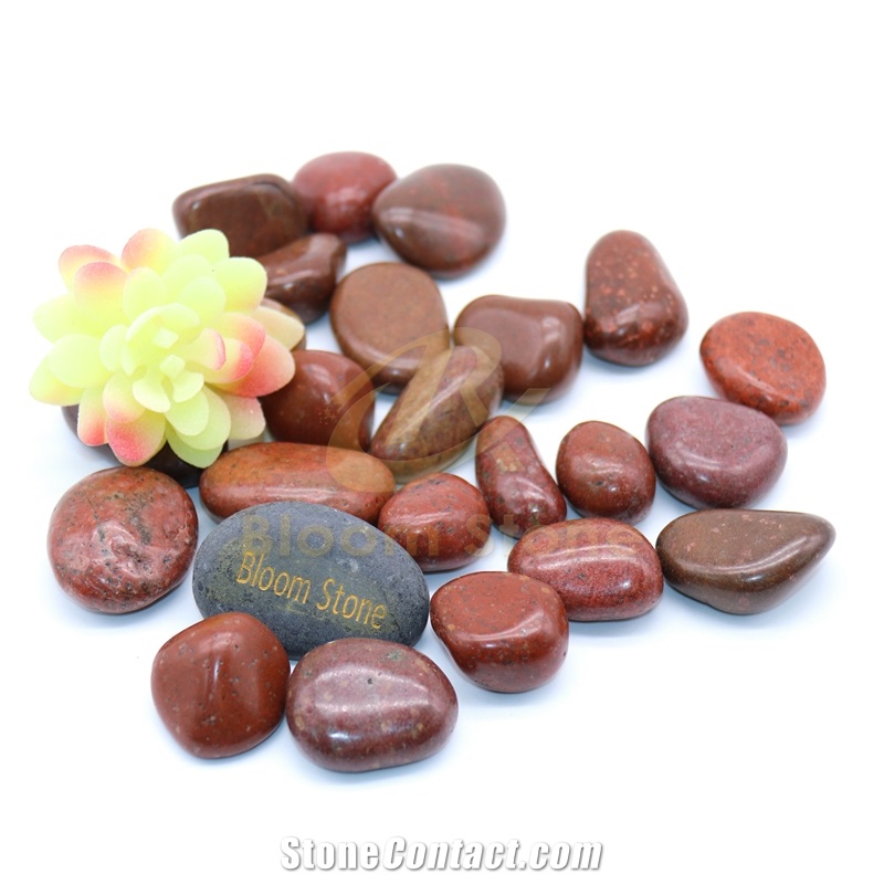 AAA Grade Red High Polished Pebbles