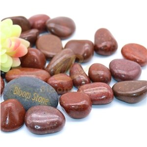 AAA Grade Red High Polished Pebbles