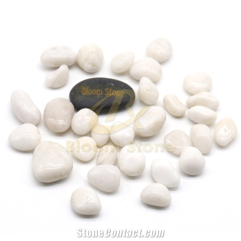 AAA Grade White High Polished Pebbles