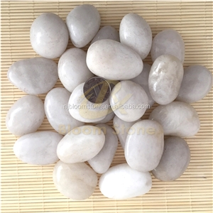 AAA Grade White High Polished Pebbles