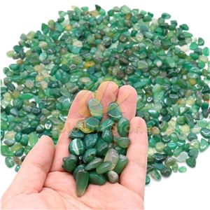 Green Agate For Aquarium And  Home Decoration