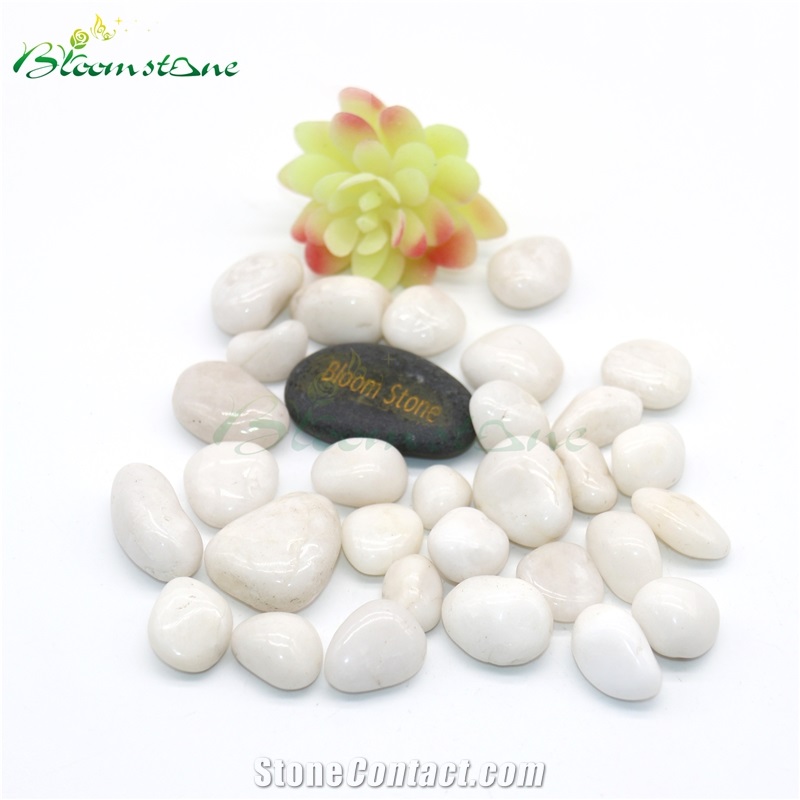 High Polished Withe Pebble Stone For Landscaping