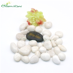 High Polished Withe Pebble Stone For Landscaping