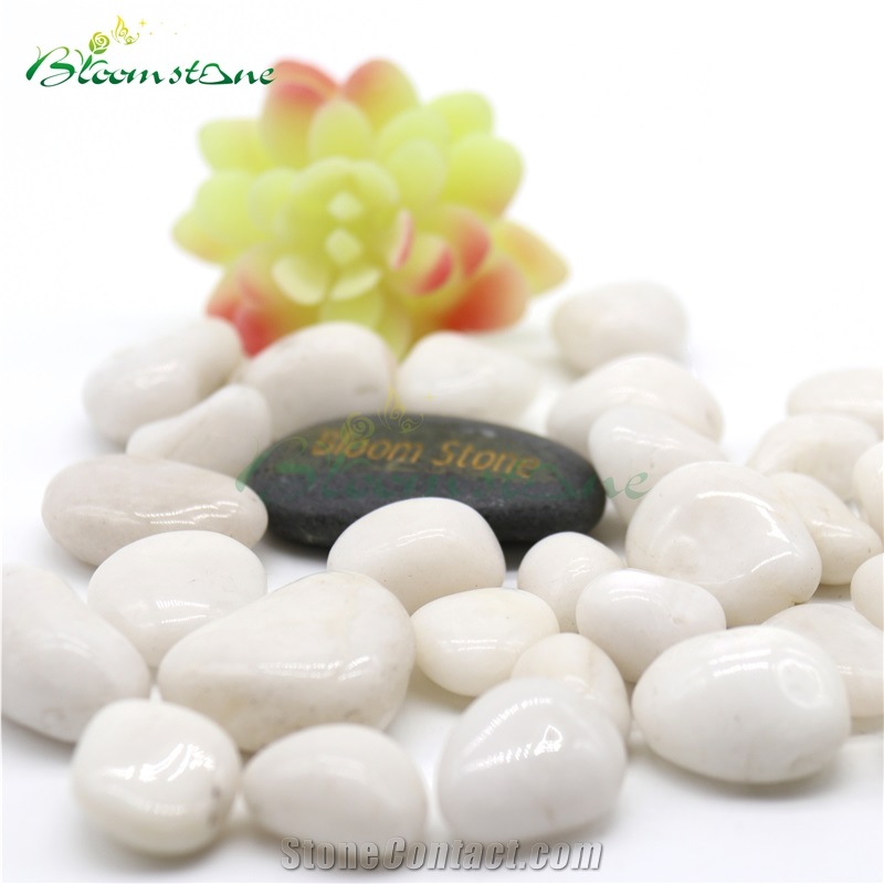 High Polished Withe Pebble Stone For Landscaping