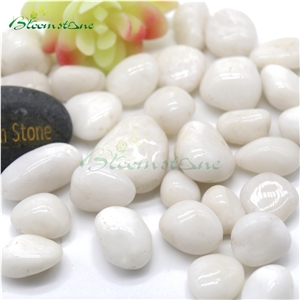High Polished Withe Pebble Stone For Landscaping