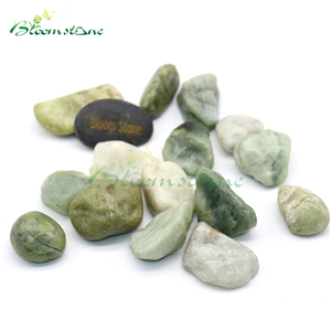 Landscape High Polished Green Pebble Stone