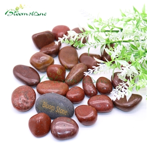 Landscape High Polished Red Pebble Stone