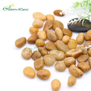 Landscape High Polished Yellow Pebble Stone
