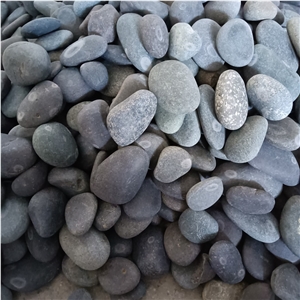 Landscape Washed Balck River Pebble Stone